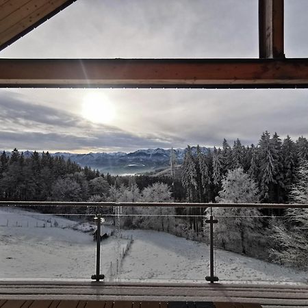 Holzhaus "Zum Schwarz'N" Daire Aurach am Hongar Dış mekan fotoğraf