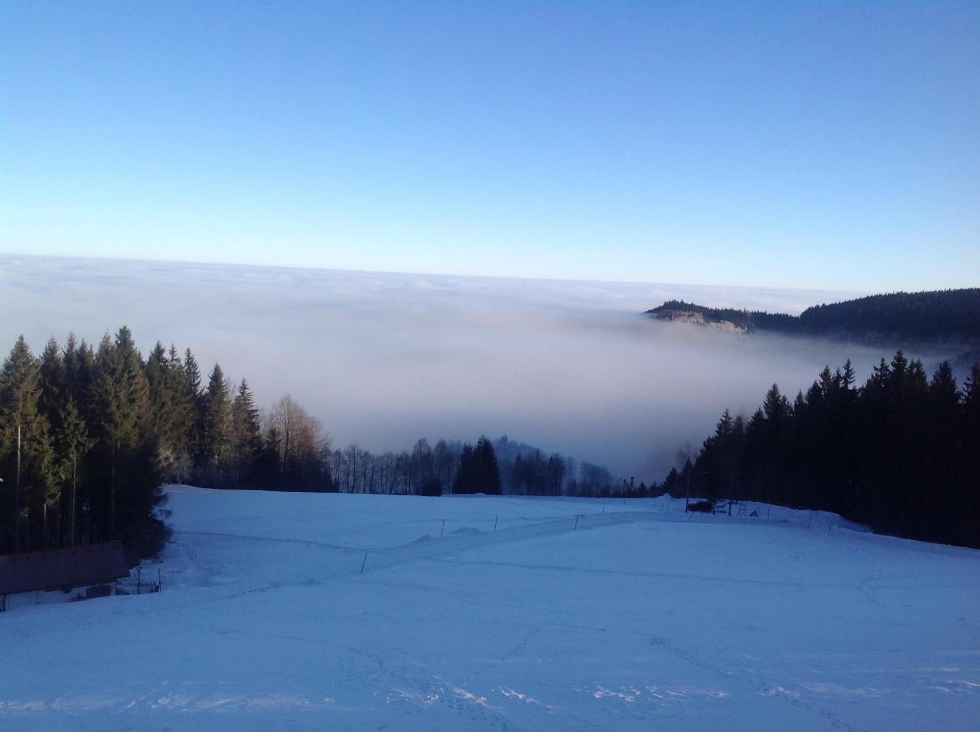 Holzhaus "Zum Schwarz'N" Daire Aurach am Hongar Dış mekan fotoğraf